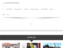 Tablet Screenshot of inselgalerie-berlin.de